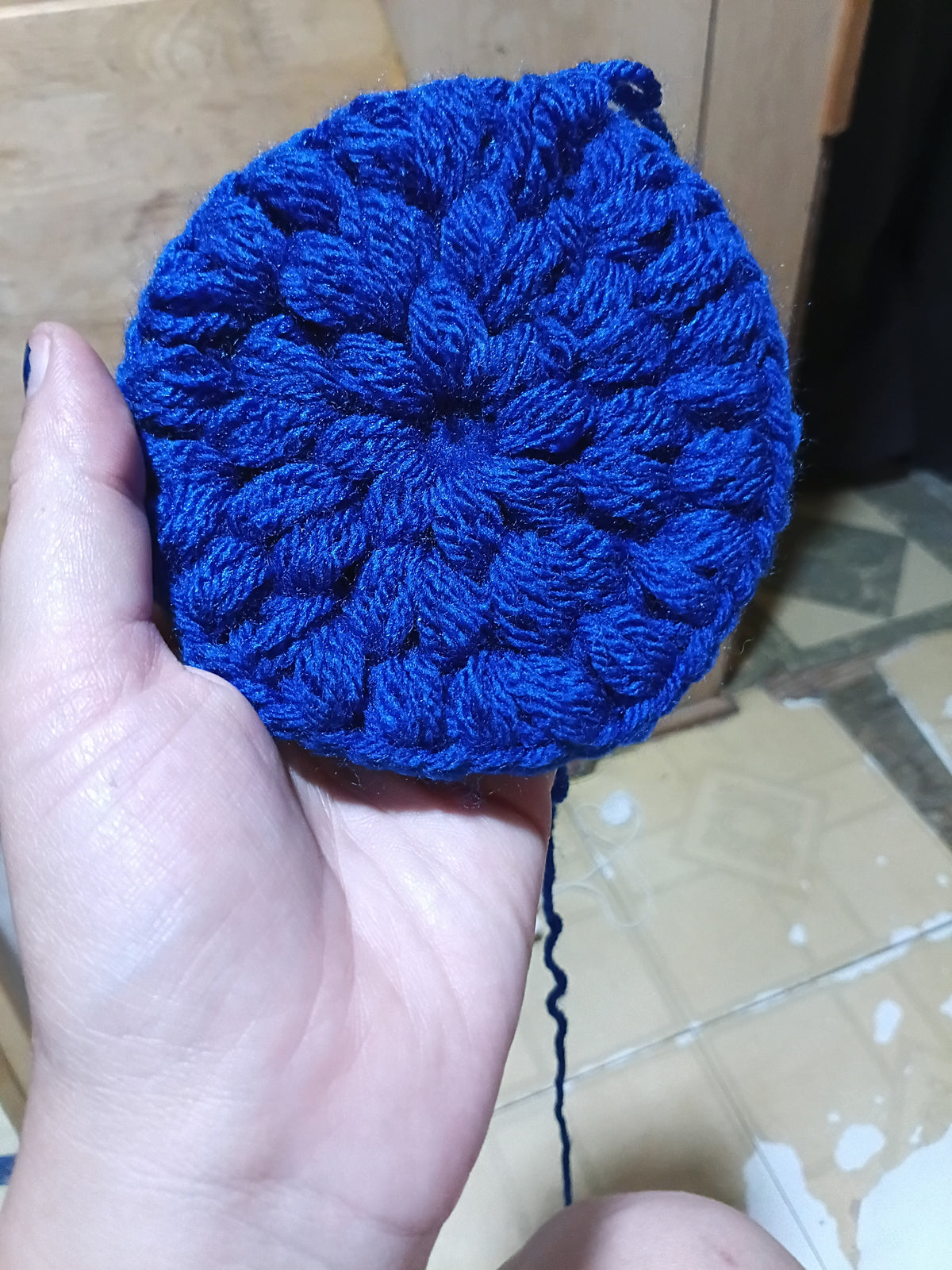 FREE SHIPPING - The Royal Rosette Crochet Set - 4 coasters and their basket