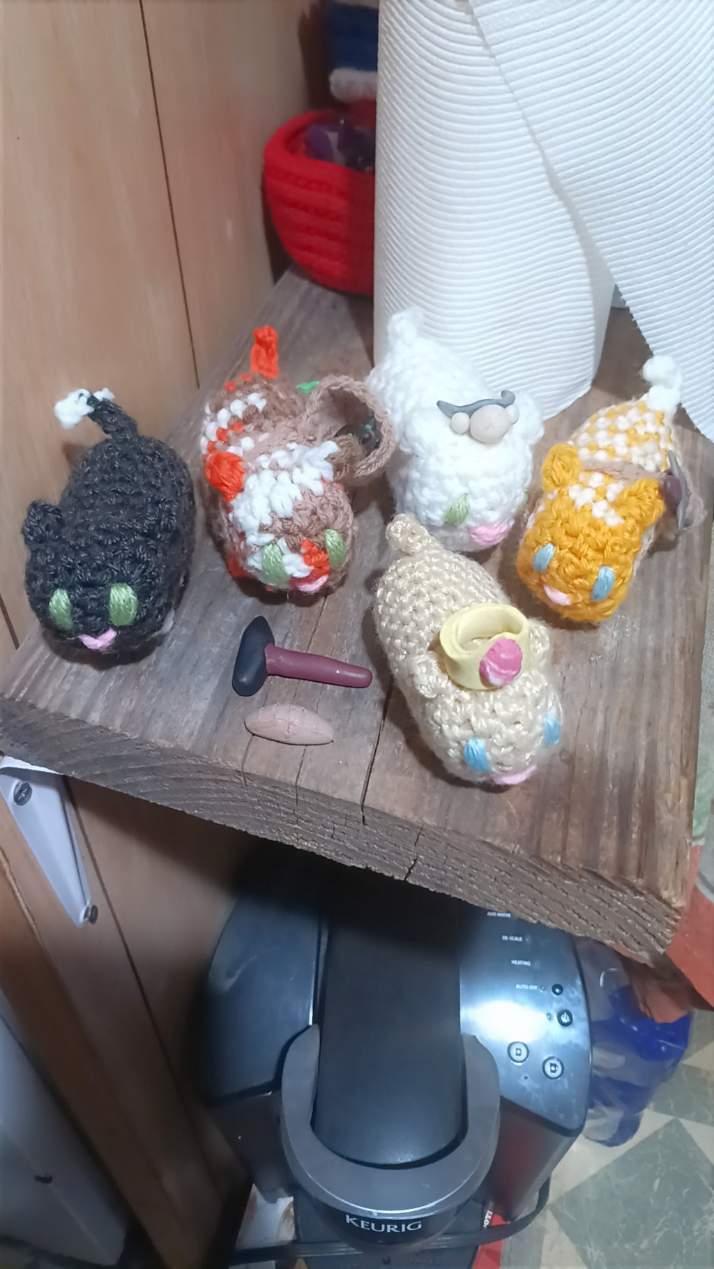 FREE SHIPPING - Azrenian Mystery Squish Cats; handmade crochet