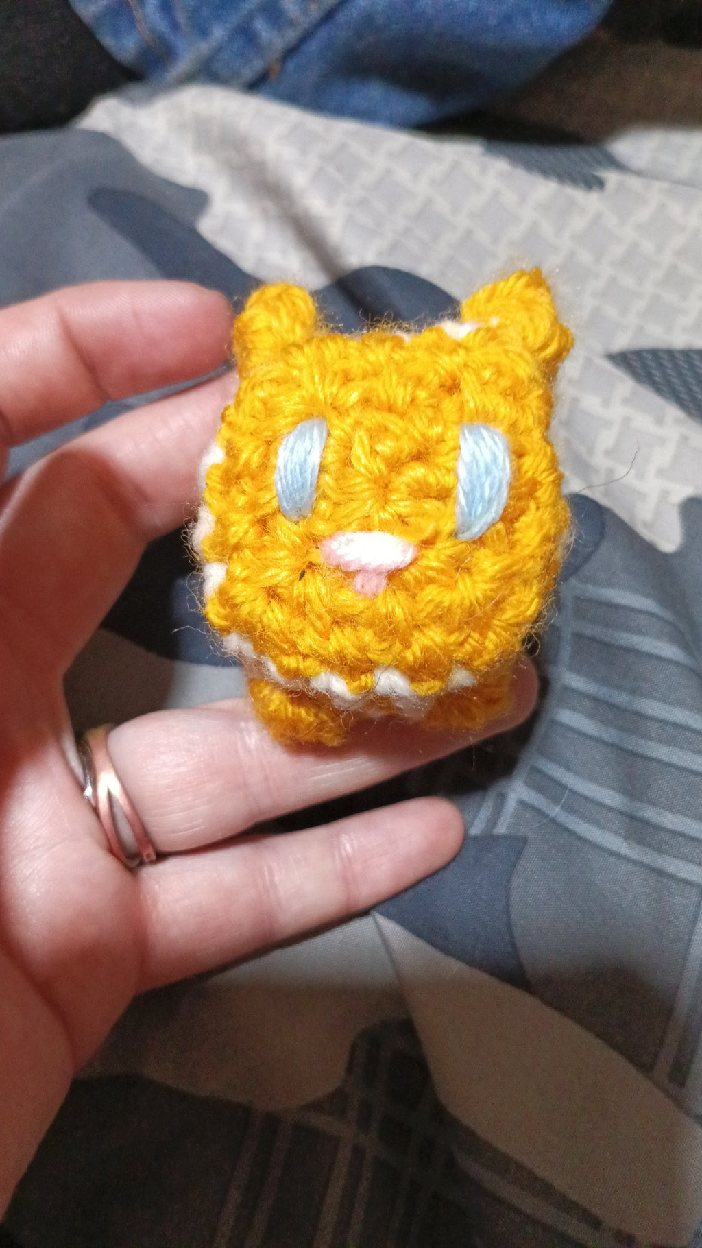 FREE SHIPPING - Azrenian Mystery Squish Cats; handmade crochet