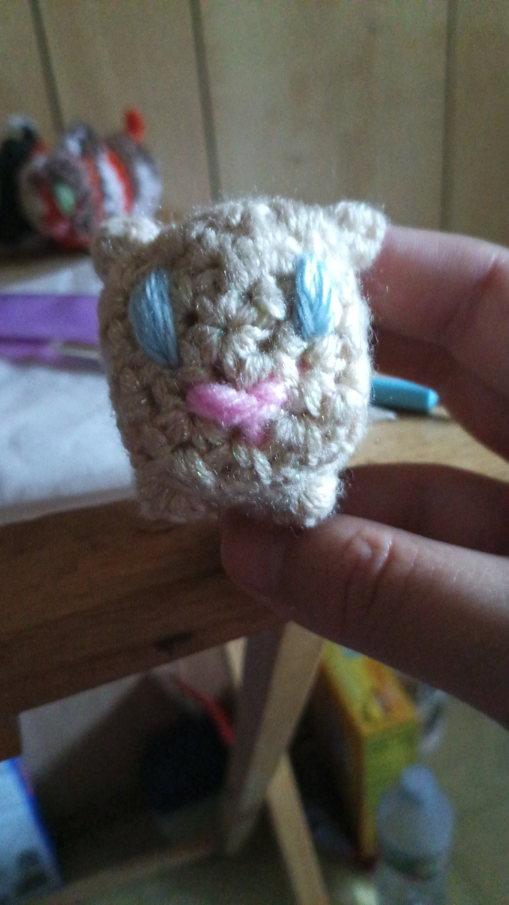 FREE SHIPPING - Azrenian Mystery Squish Cats; handmade crochet