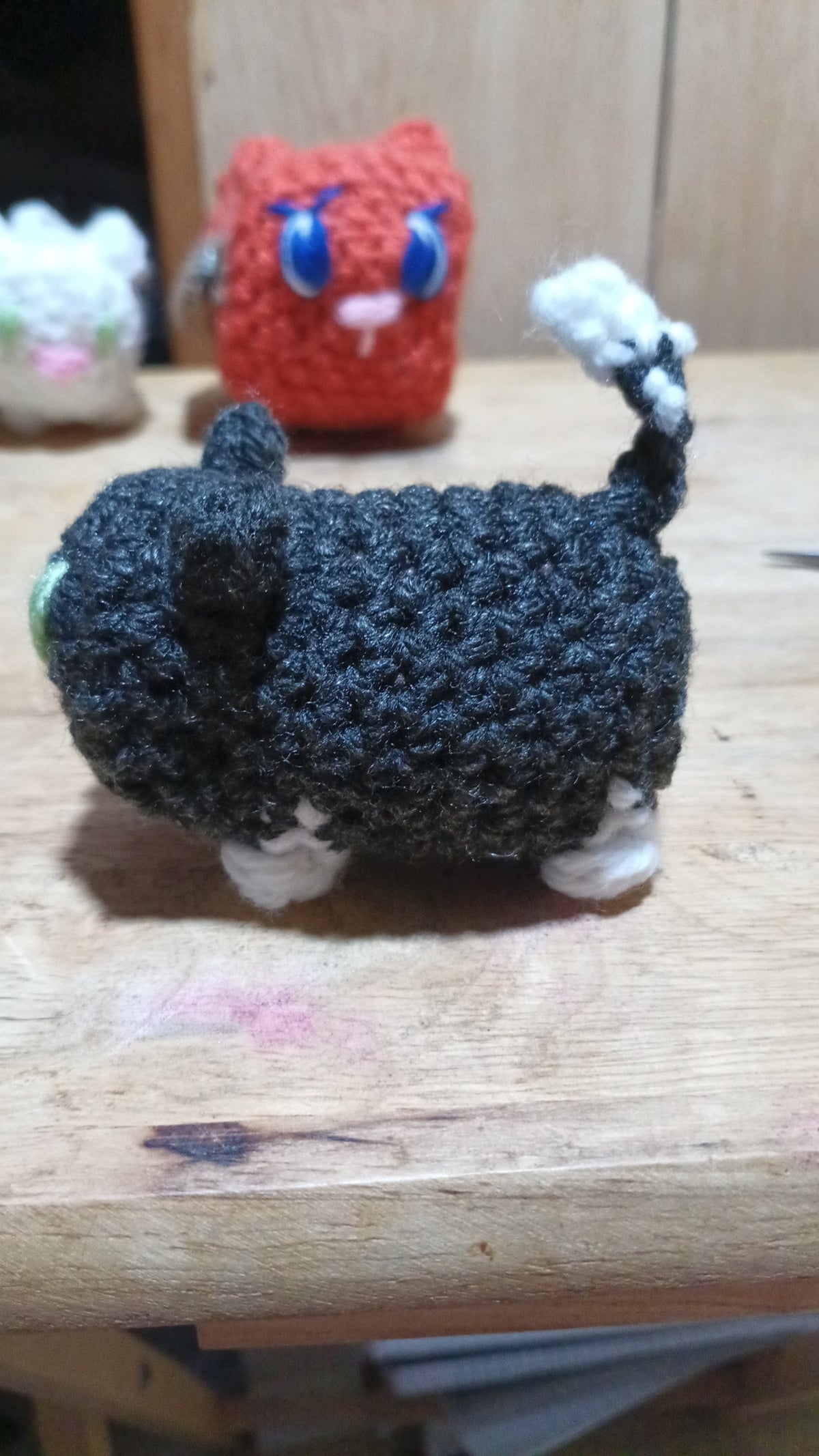 FREE SHIPPING - Azrenian Mystery Squish Cats; handmade crochet