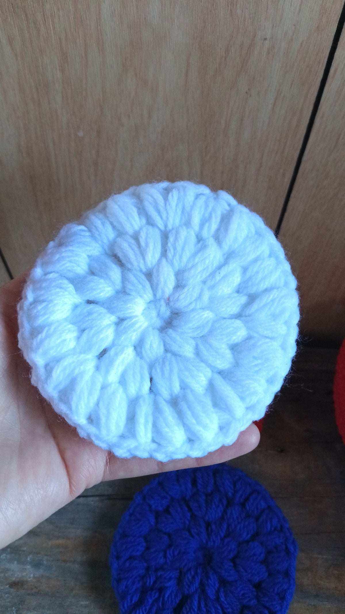 FREE SHIPPING - The Royal Rosette Crochet Set - 4 coasters and their basket